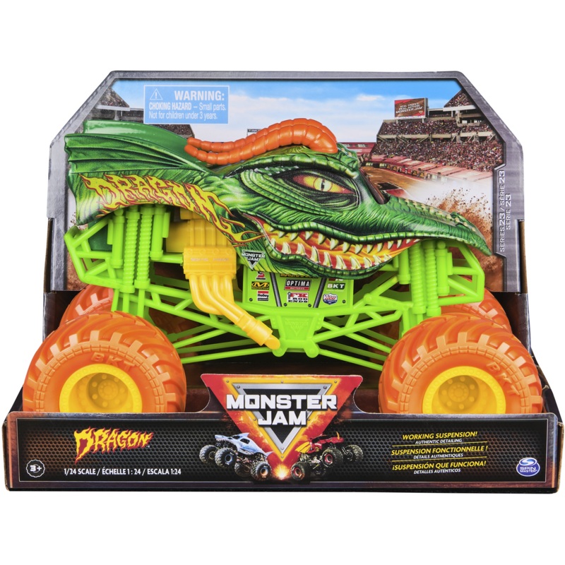 Spin Master Monster Jam Collector Die Cast Trucks - Dragon Spielfahrzeug, 1:24