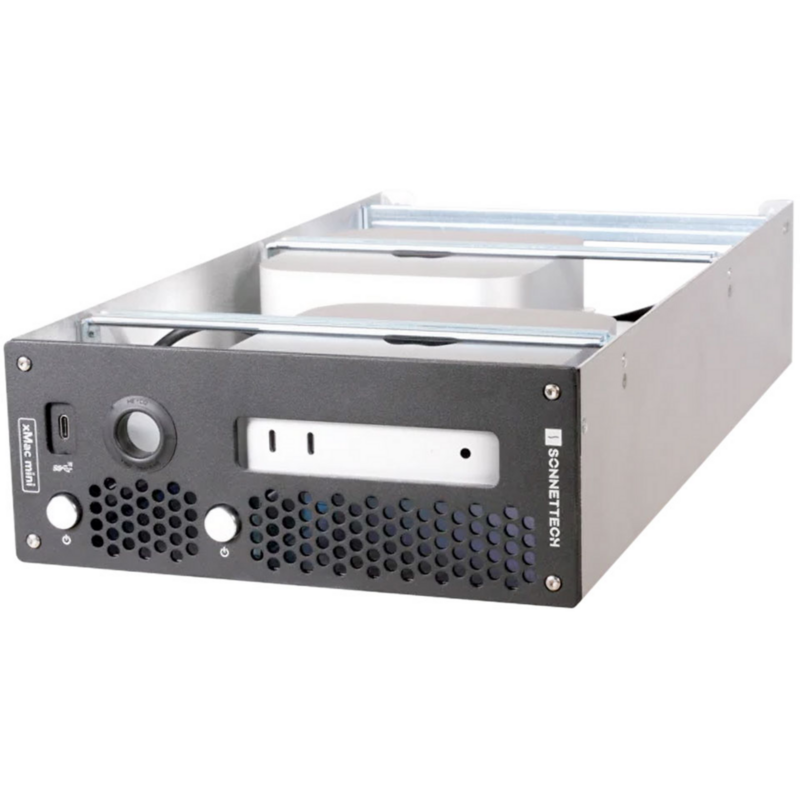 Sonnet xMac mini (2024+) Module für 2 Mac minis Erweiterungsmodul, schwarz