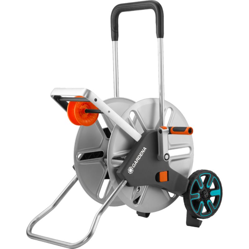 GARDENA Schlauchwagen CleverRoll L Easy Metal, grau/orange