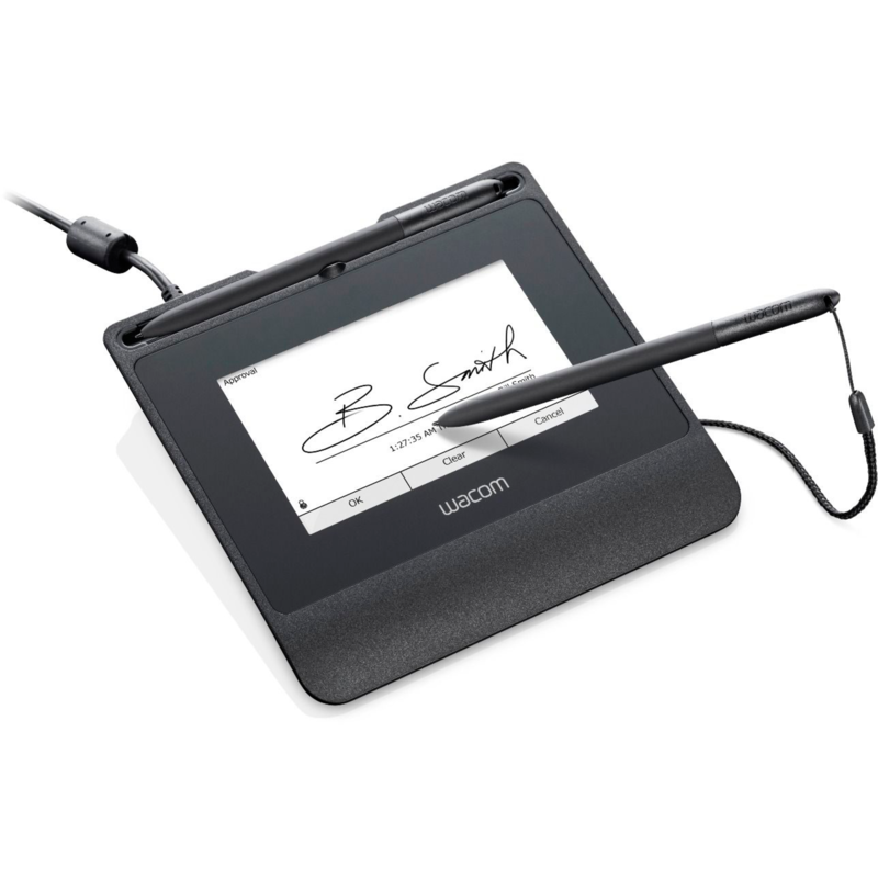 Wacom 5-inch color Signature Pad STU-540 Grafiktablett, schwarz, inkl. sign pro