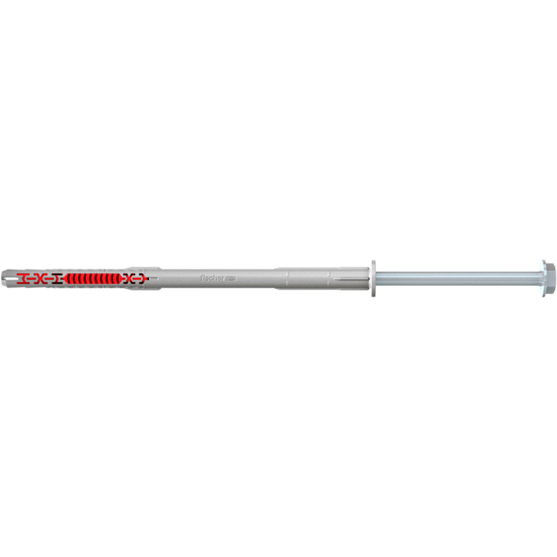 fischer Langschaftdübel DuoXpand 10x230 FUS Dübel, hellgrau/rot, 50 Stück