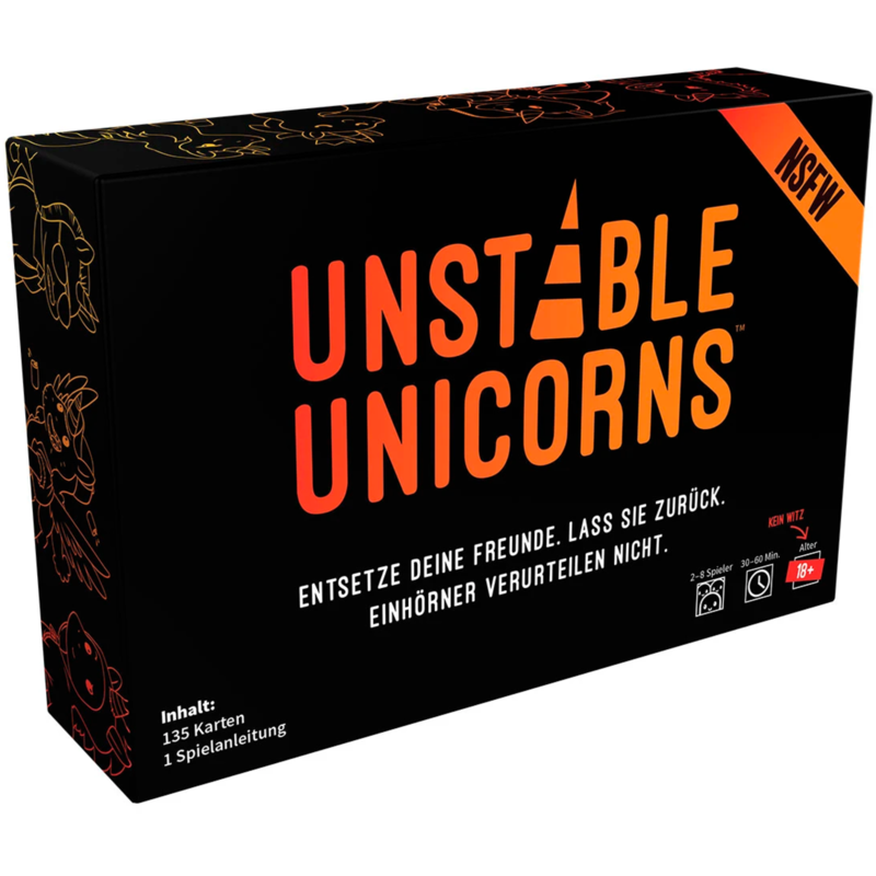 Asmodee Unstable Unicorns NSFW Kartenspiel
