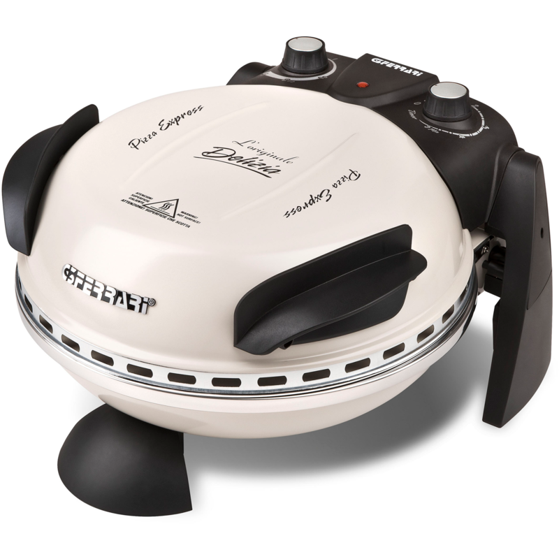 G3 Ferrari Delizia Pizzaofen G1000617, creme, 1.200 Watt, für Pizza Ø 31cm