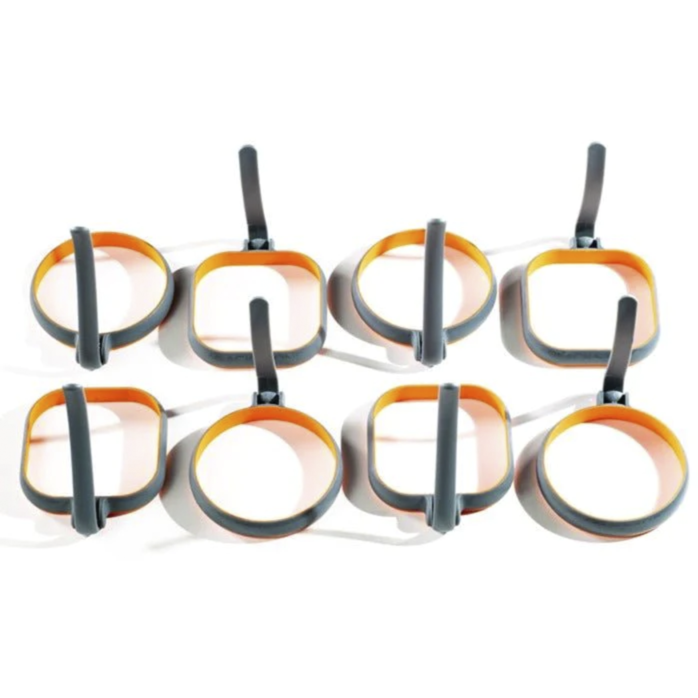 Blackstone Griddle Egg Rings, 8 Stück Form, grau