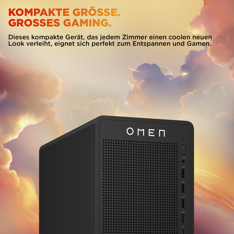 OMEN 16L Gaming Desktop TG03-0150ng Gaming-PC, schwarz, ohne Betriebssystem