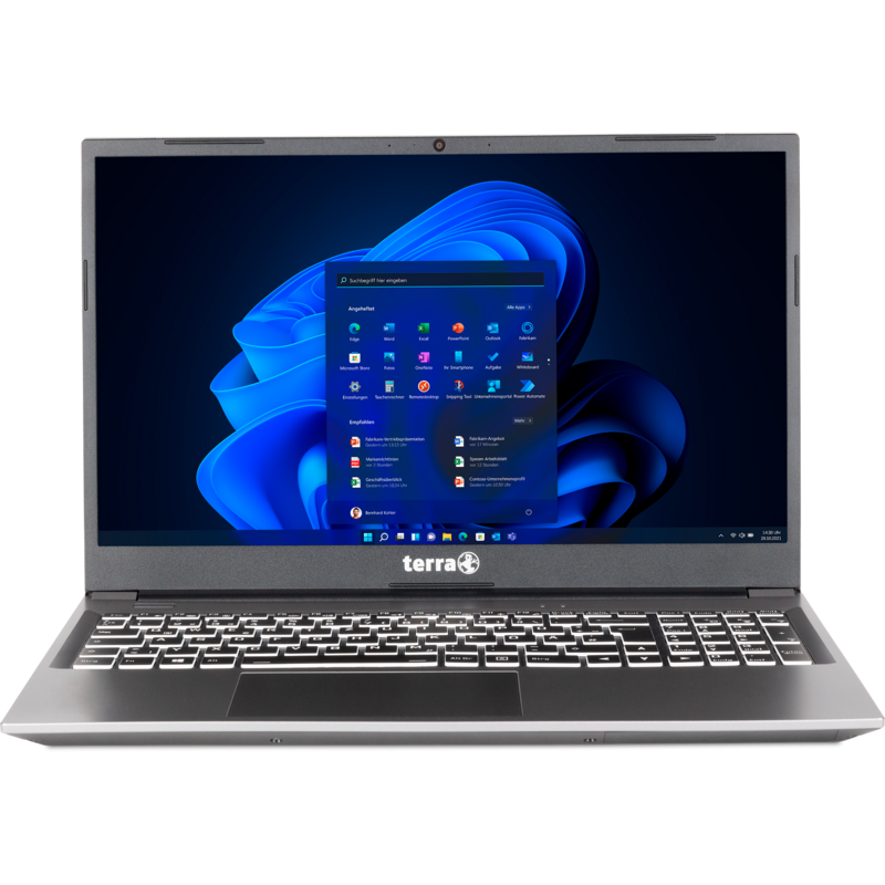 TERRA MOBILE 1517R i7-1355U W11P Notebook, 15,6", Full HD, Intel Core i7-1355U, Microsoft Windows, SSD, 16GB RAM