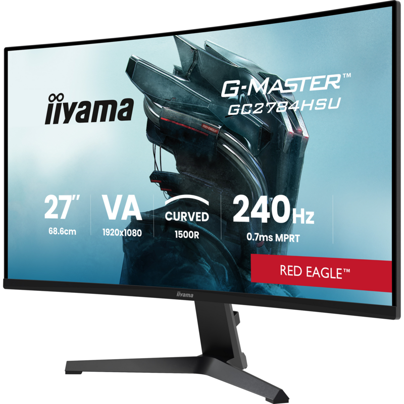 iiyama G-Master GC2784HSU-B1 Gaming-Monitor, schwarz, FullHD, Curved, Free-Sync
