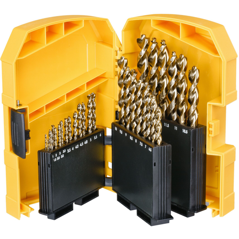 DEWALT HSS-G Metallbohrer-Satz DT 7926, 29-teilig Bohrer-Satz