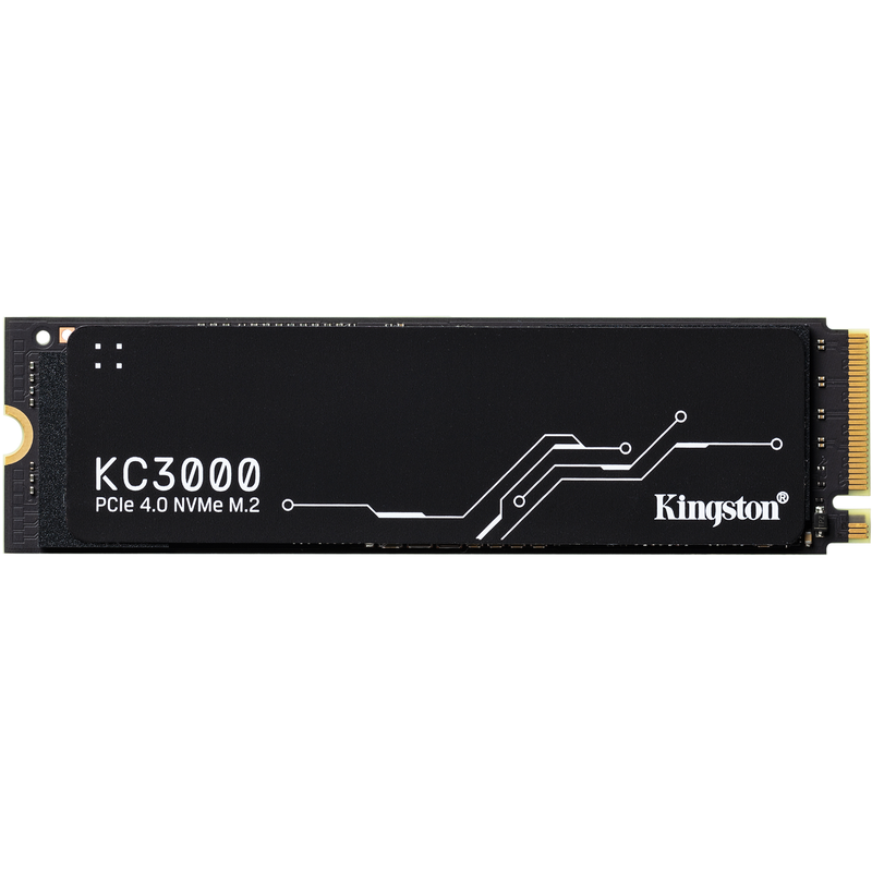 Kingston KC3000 4096 GB SSD, schwarz, PCIe 4.0 x4, NVMe, M.2 2280