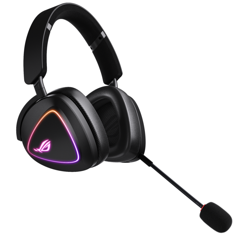 ASUS ROG Delta II Gaming-Headset, schwarz, WLAN, Bluetooth