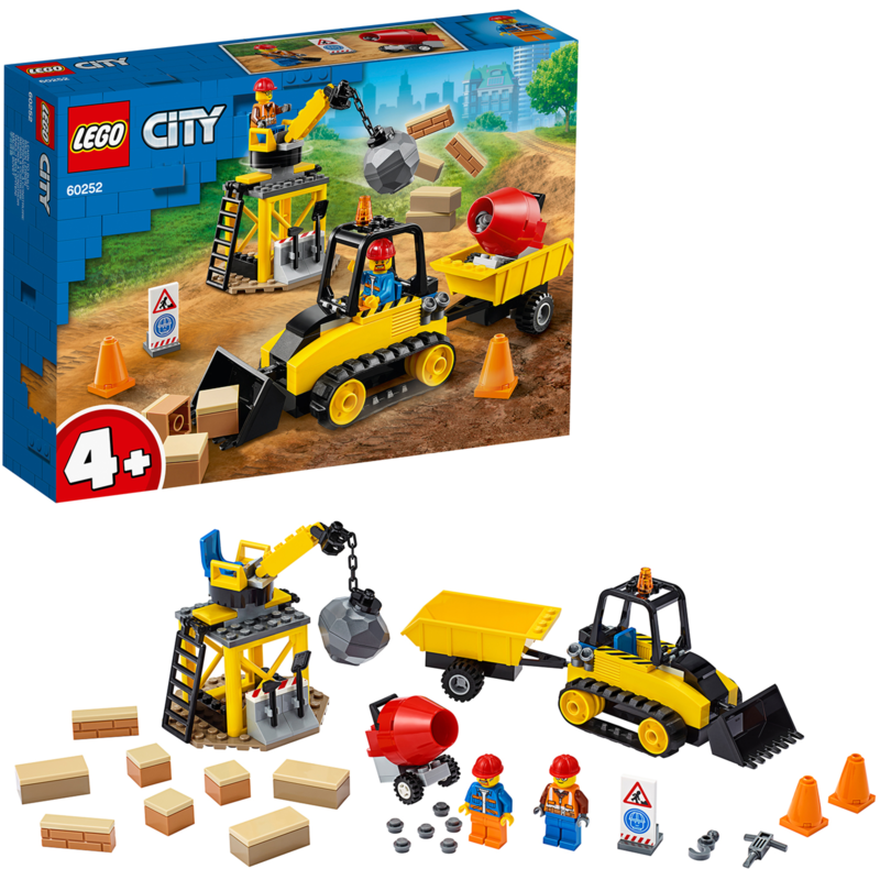 LEGO City Bagger auf der Baustelle Konstruktionsspielzeug