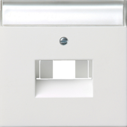 Gira Zentralplatte Universal-Anschlussdose mit Beschriftungsfeld