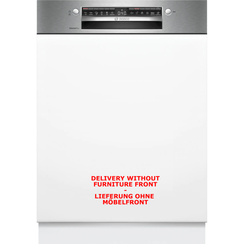 Bosch Home SMI4ETS08E Serie 4 Spülmaschine, edelstahl (gebürstet), 60 cm, Home