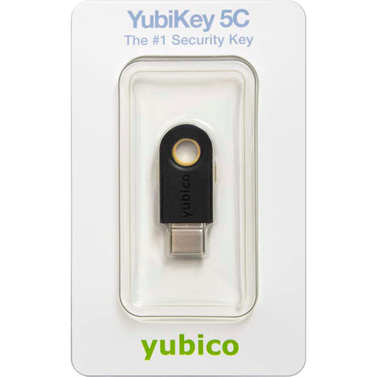 Yubico YubiKey 5C Sicherheitsschlüssel, schwarz/gold