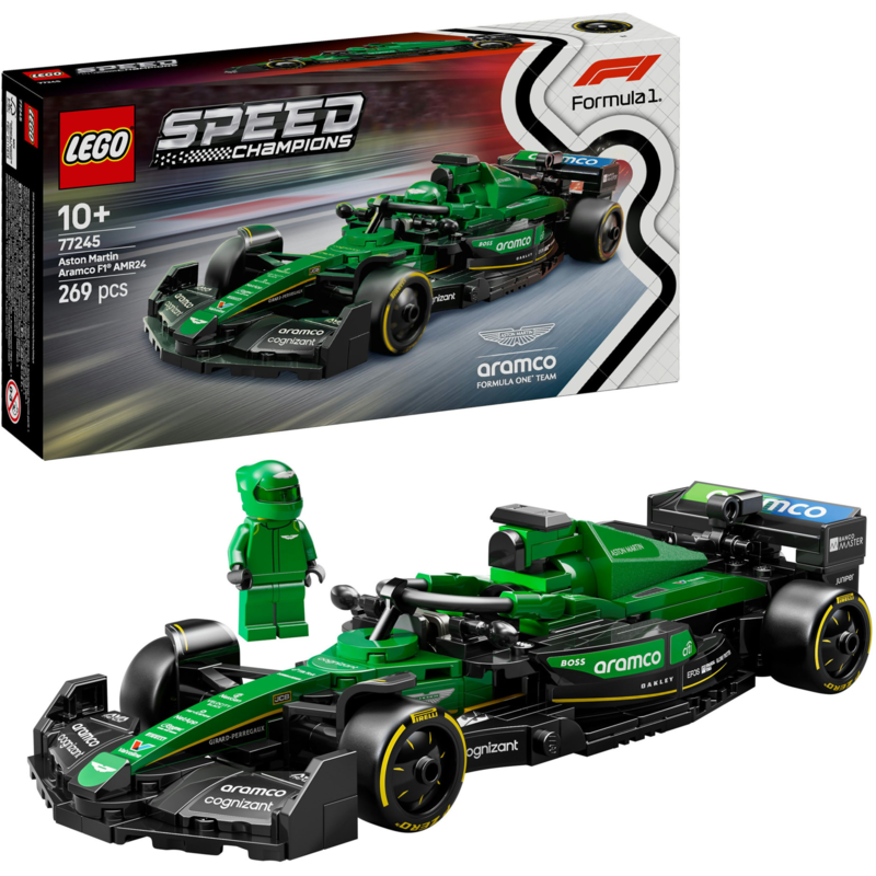 LEGO Speed Champions Aston Martin Aramco F1 AMR24 Rennauto