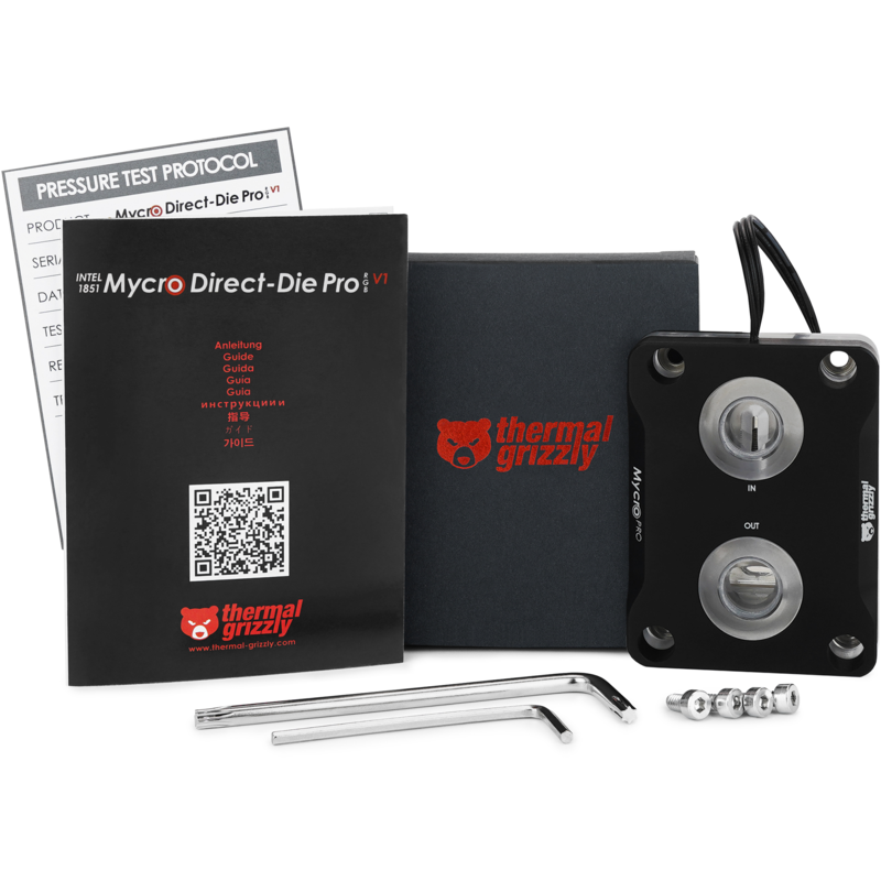 Thermal Grizzly Intel 1851 Mycro Direct-Die Pro RGB V1 Kühlkörper, Gebraucht