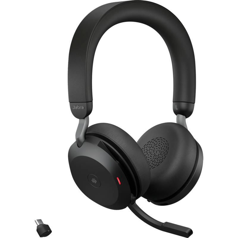 Jabra Evolve2 75 Headset, schwarz, Link380c, MS