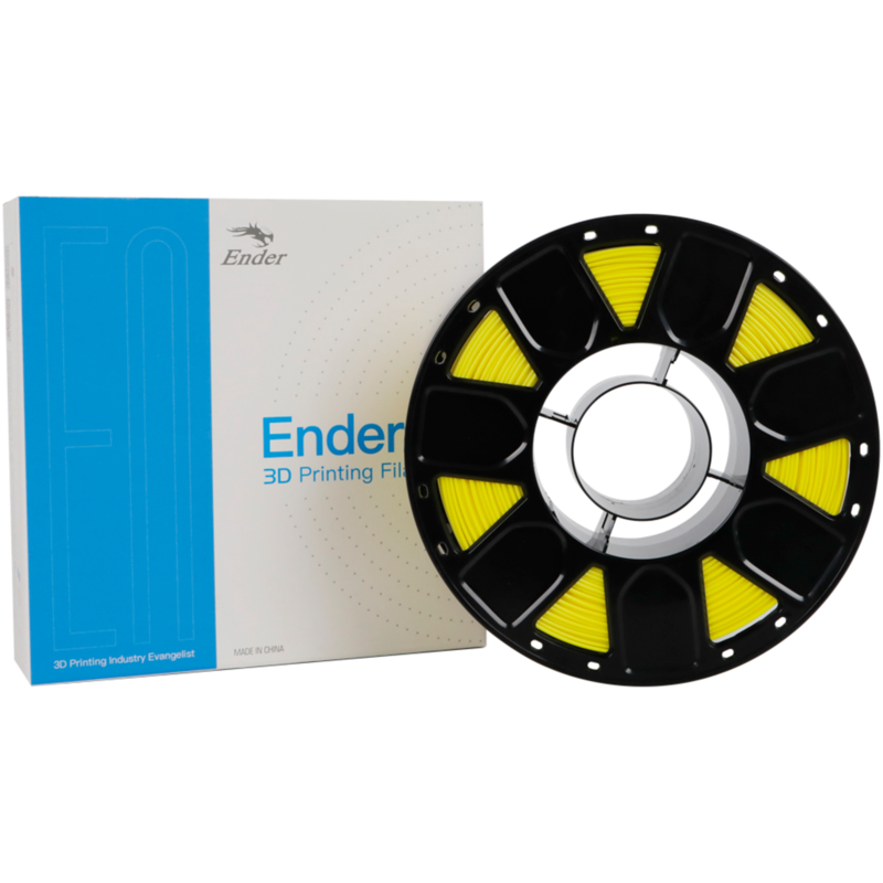 Creality Ender PLA Filament Yellow 3D-Filament, gelb, 1 kg, 1,75 mm, auf Rolle