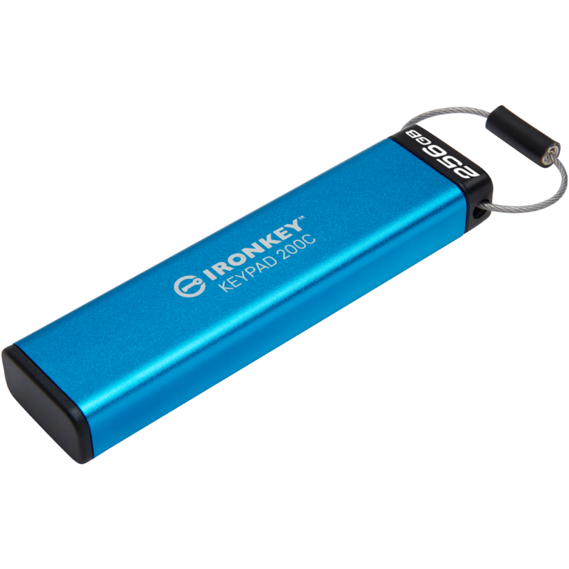 Kingston IronKey Keypad 200 256 GB USB-Stick, USB-C 3.2 Gen 1