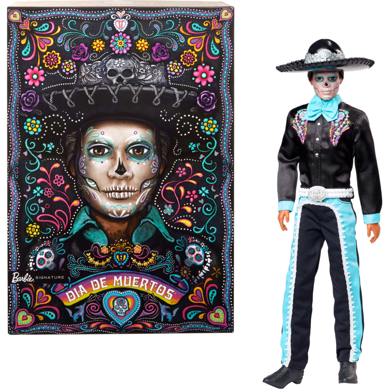 Barbie Barbie Signature Día de Muertos 2024 - Ken-Puppe im schwarzen Anzug mit