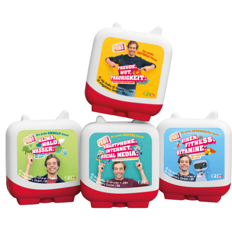 tonies Clever Tonies: Checker Tobi Set Spielfigur, 4 Tonies