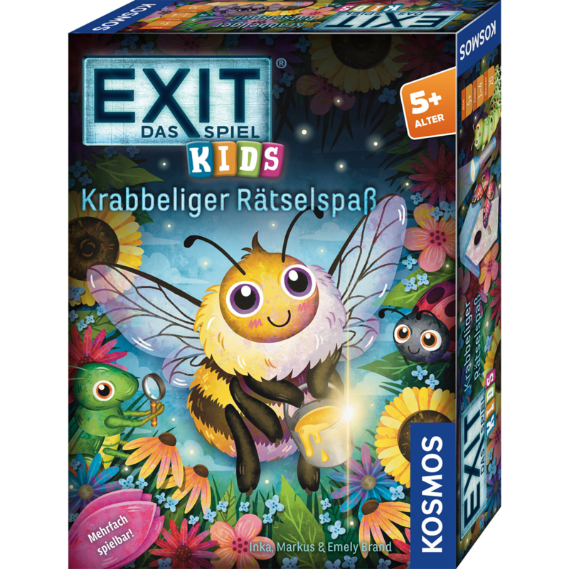 Kosmos EXIT - Das Spiel Kids: Krabbeliger Rätselspaß Partyspiel