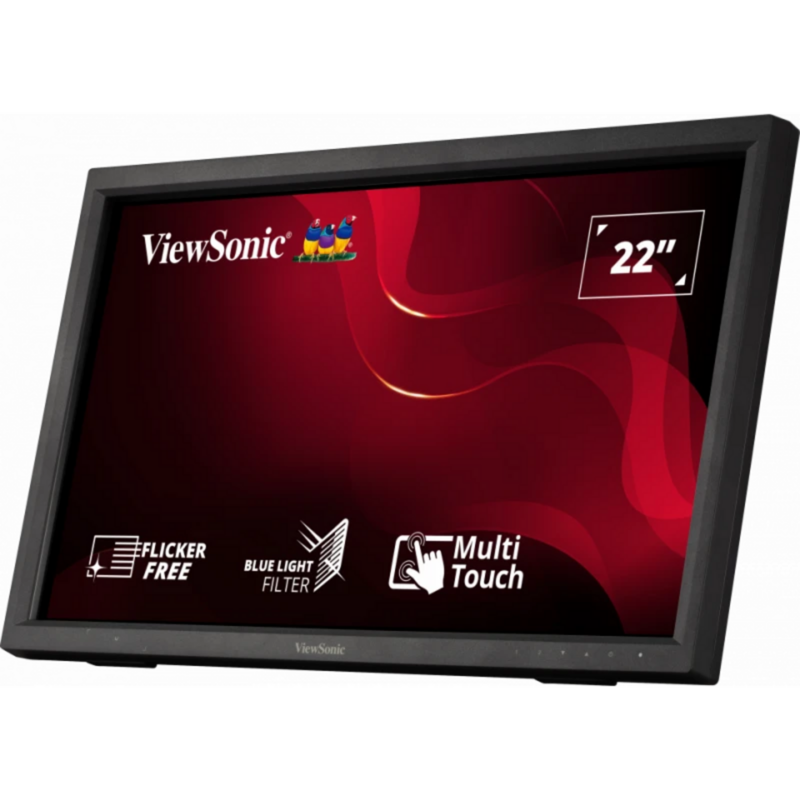 ViewSonic TD2223 Touchscreen LED-Monitor, schwarz (matt), FullHD, TN, HDMI, DVI