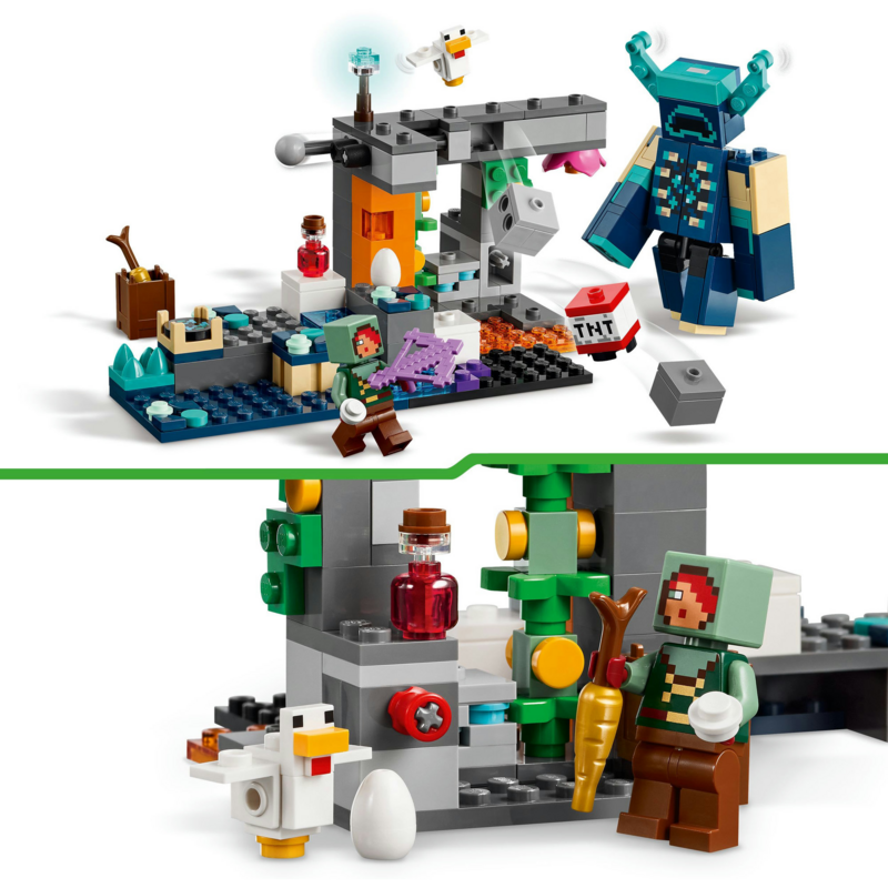 LEGO Minecraft Begegnung mit dem Wächter Konstruktionsspielzeug