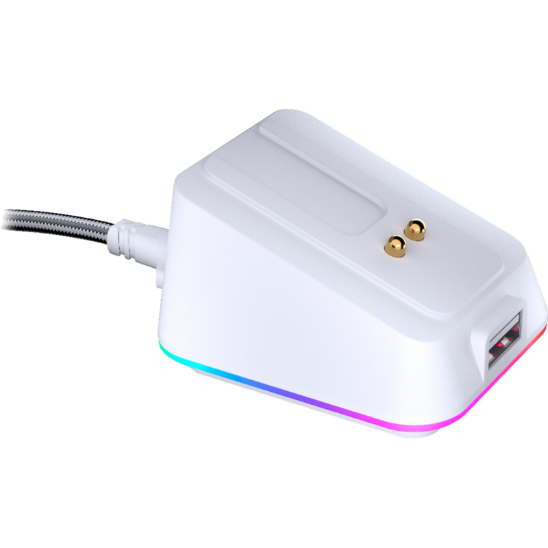 ENDORFY Mouse Dock White, für LIV Wireless, LIV Plus Wireless Ladestation, weiß