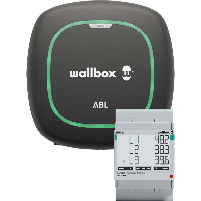 ABL E-Mobility Wallbox Pulsar Solar Bundle 11kW, mit Ladekabel, schwarz
