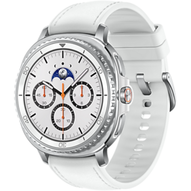Samsung Galaxy Watch8 Classic Smartwatch, weiß, 46mm, LTE, Hybrid-Armband