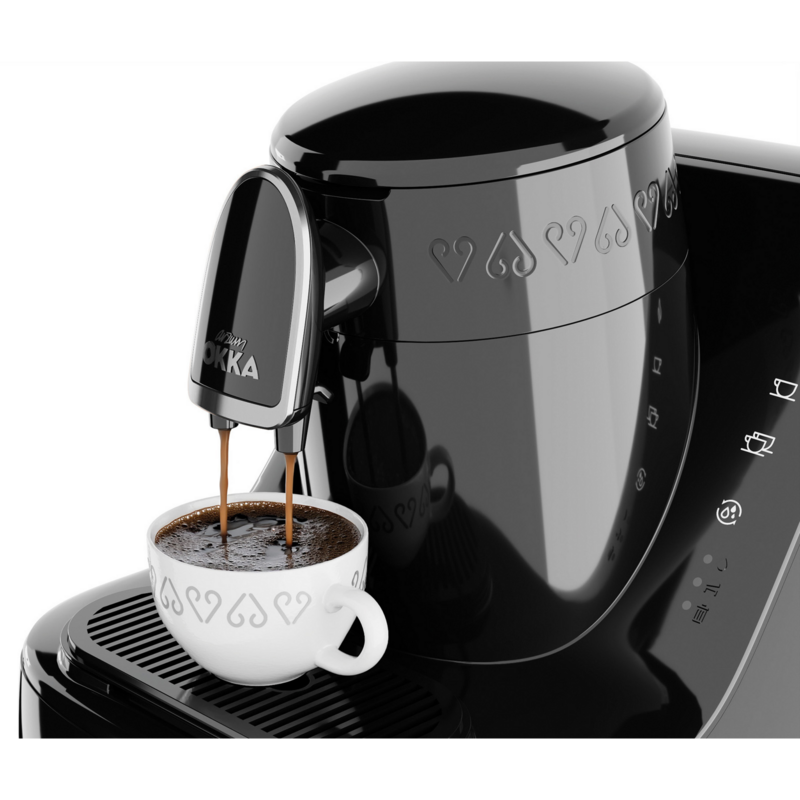 Arzum Okka Elite Mokkamaschine, schwarz/chrom, Modell 2025