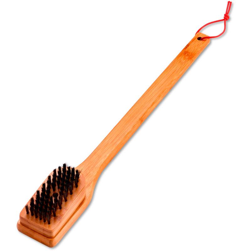 Weber Grillbürste mit Bambus-Griff, 46cm Grill-Reinigungsbürste, mit
