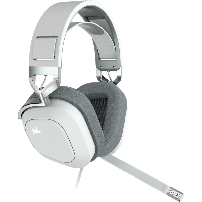 Corsair HS80 RGB USB Gaming-Headset, weiß