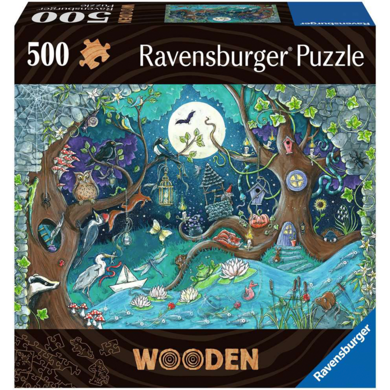 Ravensburger Wooden Puzzle Fantasy Forest, 505 Teile