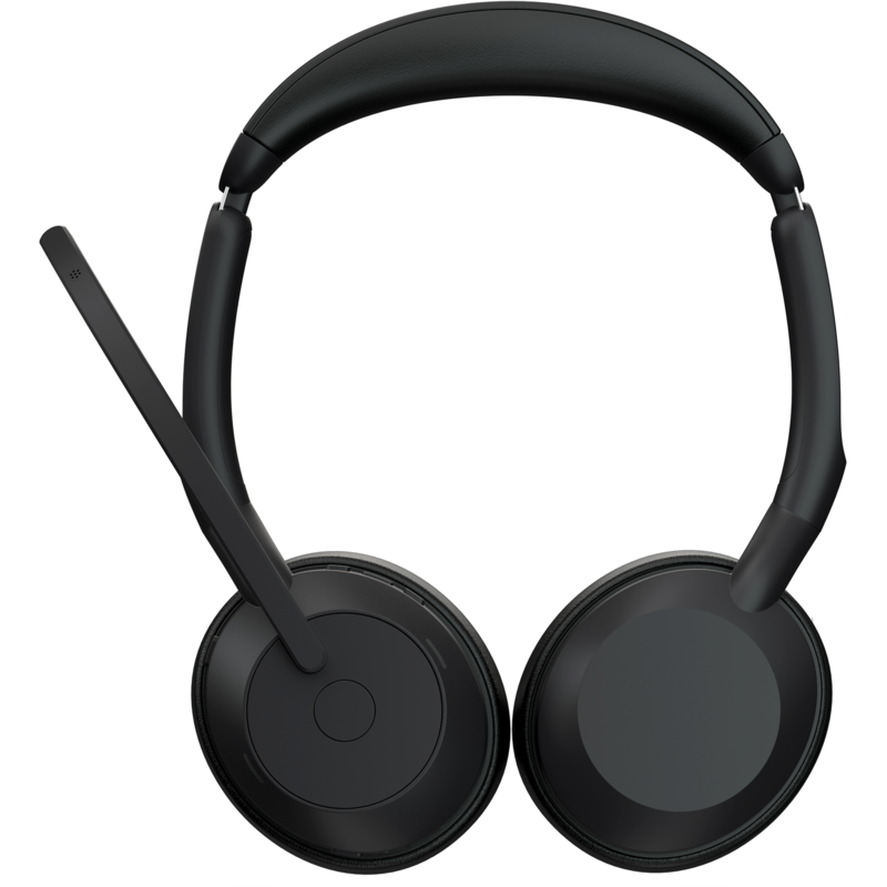 Jabra Evolve2 55 Headset, schwarz, Stereo, UC, USB-A, Link380a, Gebraucht