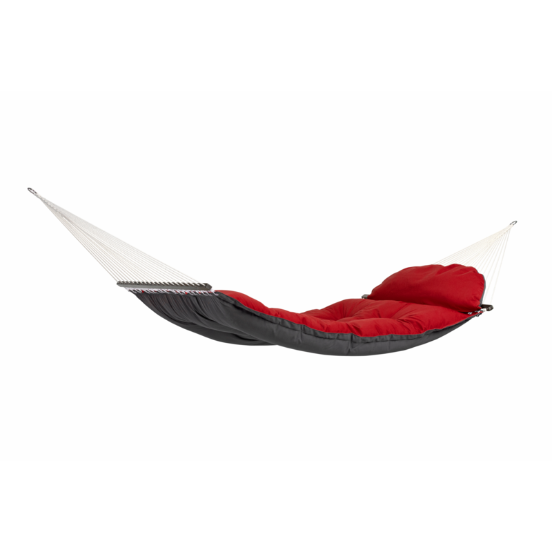 Amazonas Fat Hammock Red Hängematte, rot/grau