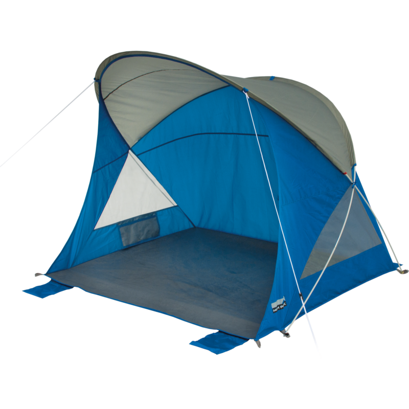 High Peak Strandmuschel Sevilla Zelt, blau/grau
