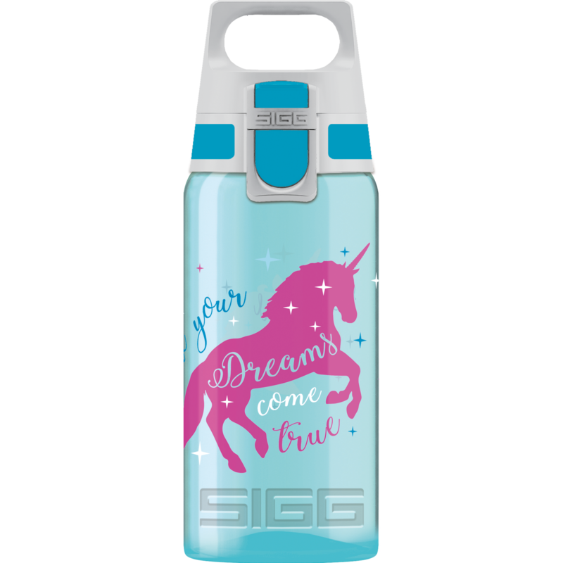 SIGG Trinkflasche VIVA ONE Unicorn 0,5L, türkis