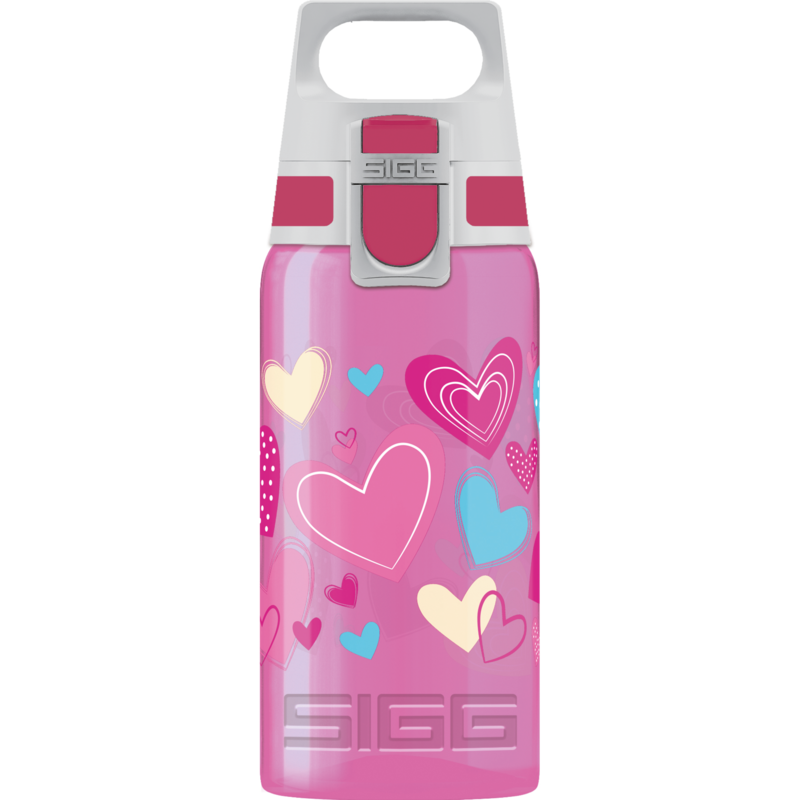 SIGG Trinkflasche VIVA ONE Hearts 0,5L, pink