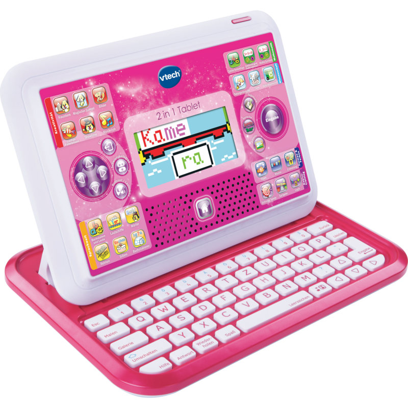 VTech 2 in 1 Tablet pink Lerncomputer, rosa