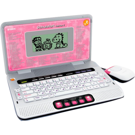 VTech Schulstart Laptop E Lerncomputer, rosa/pink