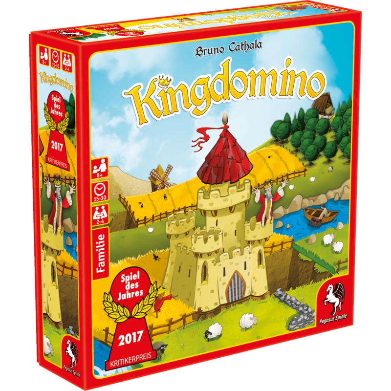 Pegasus Kingdomino Brettspiel, Spiel des Jahres 2017