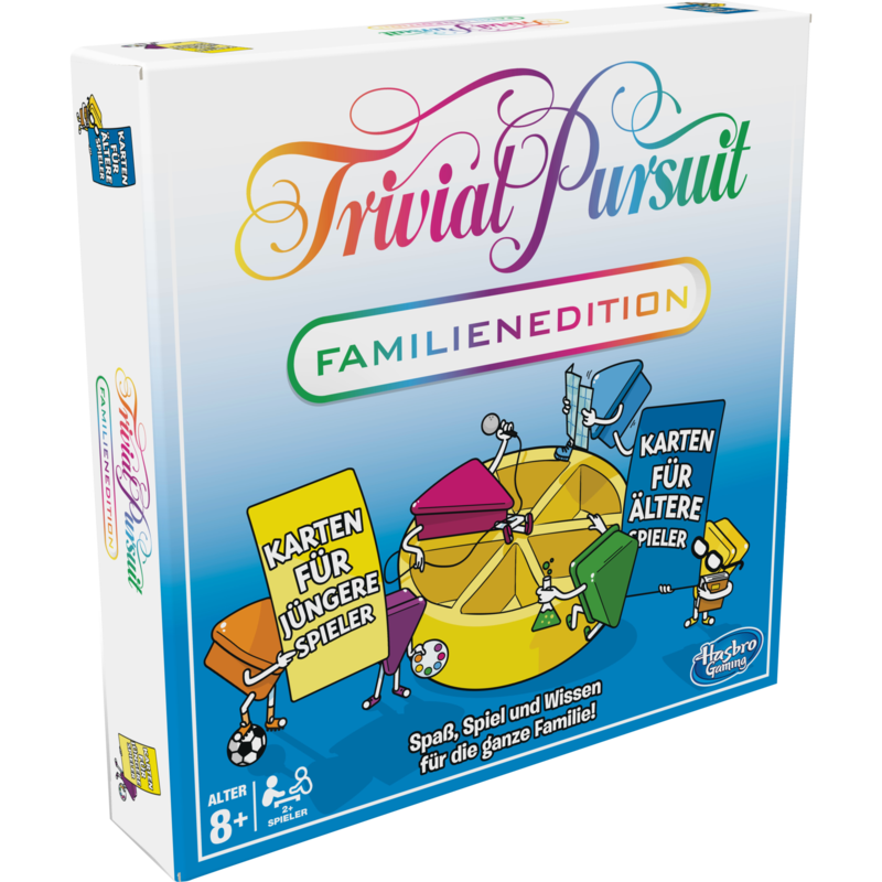 Hasbro Trivial Pursuit Familien Edition Quizspiel, Neuauflage