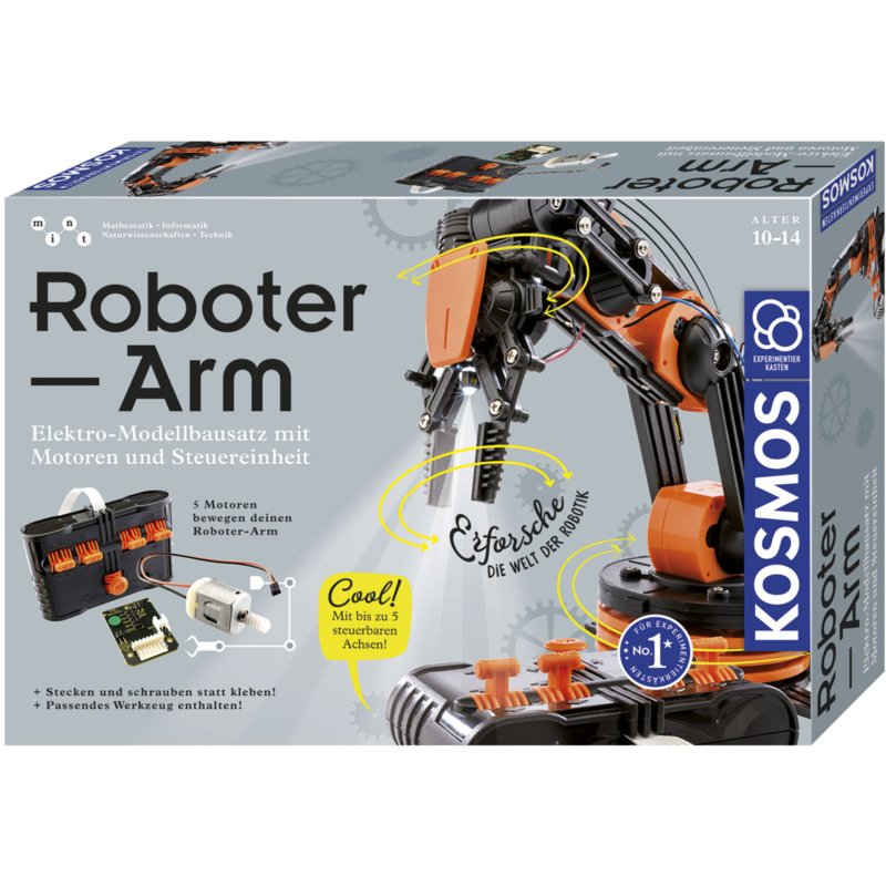Kosmos Roboter-Arm Experimentierkasten