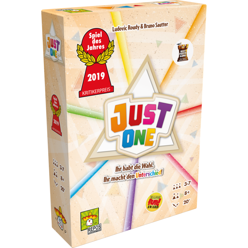 Asmodee Just One Partyspiel, Spiel des Jahres 2019