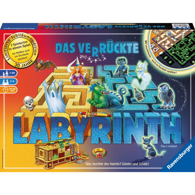 Ravensburger Das verrückte Labyrinth: 30 Jahre Jubiläumsedition Brettspiel