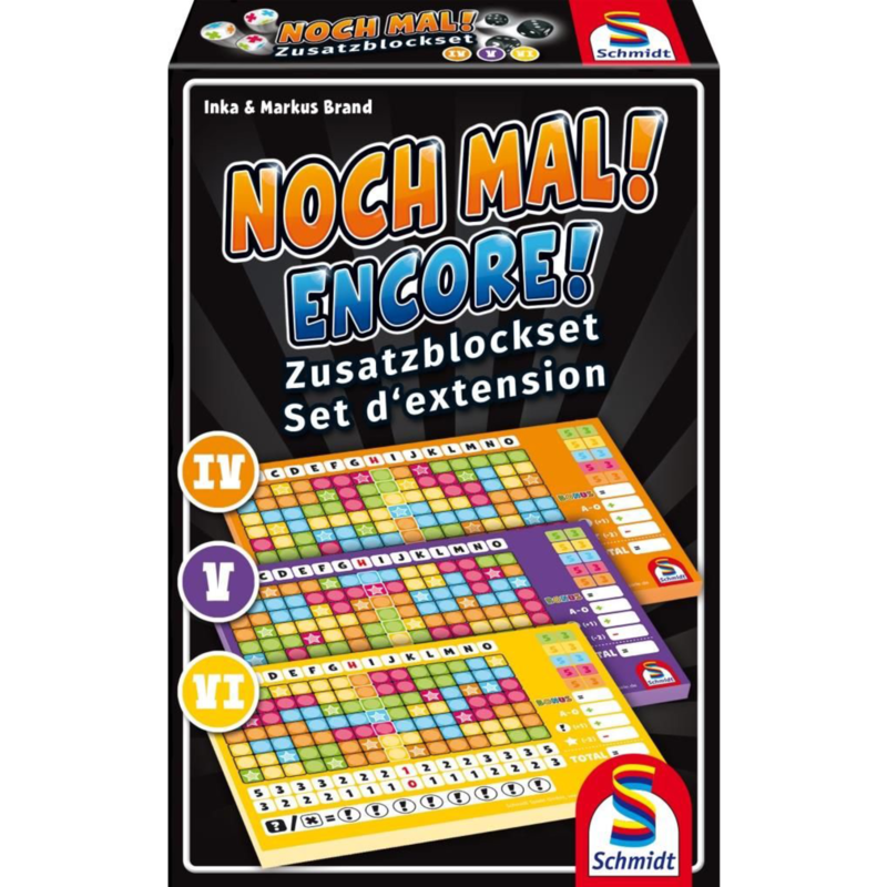 Schmidt Spiele Noch Mal! Zusatzblock Würfelspiel