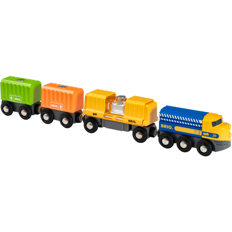 BRIO World World Güterzug mit drei Waggons Spielfahrzeug