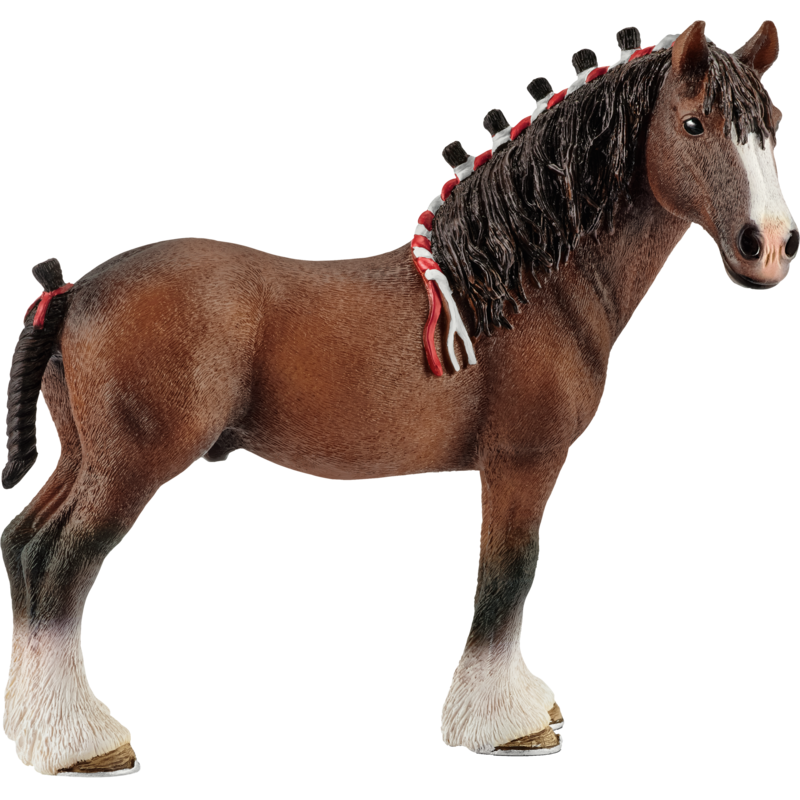 Schleich World of Horses Clydesdale Wallach Spielfigur